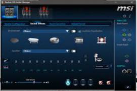 Realtek HD Audio Drivers