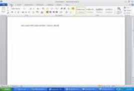 Microsoft Word 2010