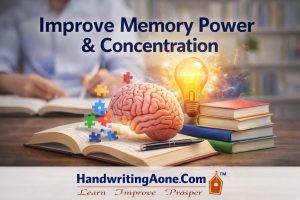 Memory power and concentration improvement training program for students at HandwritingAone.com Vijayanagar Bangalore